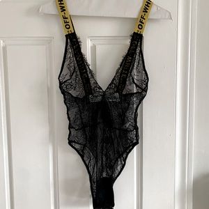 Authentic OFF-WHITE Lace Body Suit